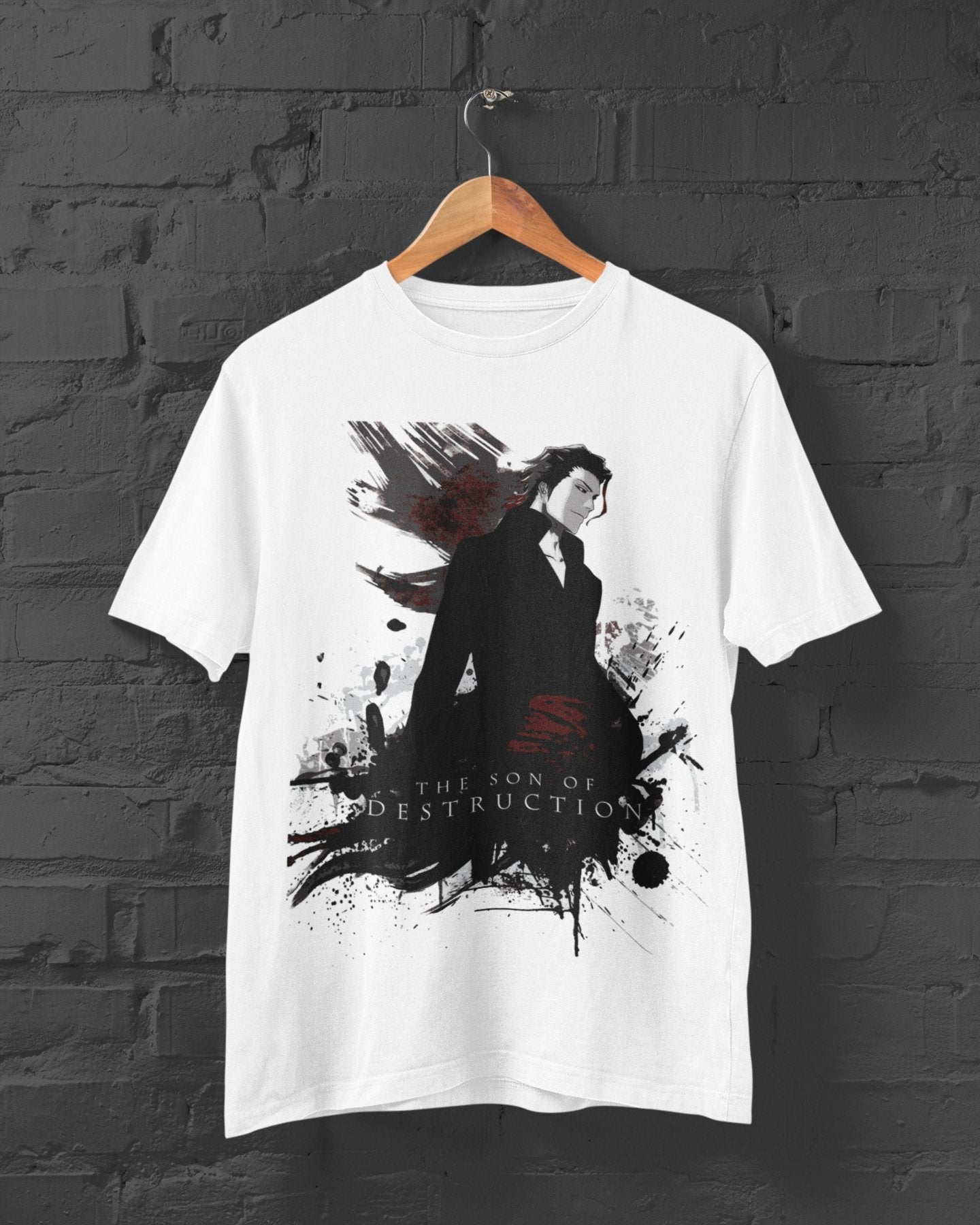 Aizen Sosuke Son of Destruction Bleach T-shirt - Wolf & Bear