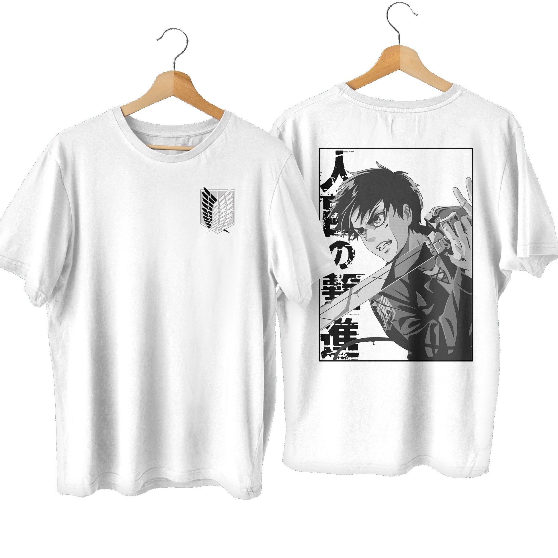 Attack on Titan Eren Yeager Premium Unisex Crewneck T-shirt - Wolf & Bear