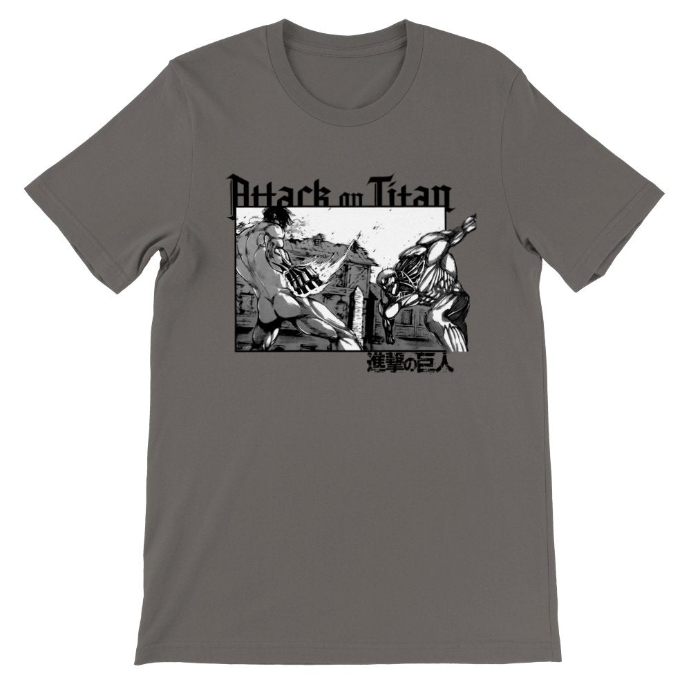 Attack Titan vs Armored Unisex Jersey Short Sleeve Attack on Titan Tee - Wolf & Bear