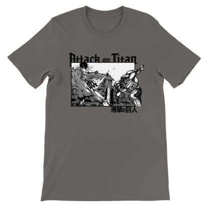 Attack Titan vs Armored Unisex Jersey Short Sleeve Attack on Titan Tee - Wolf & Bear