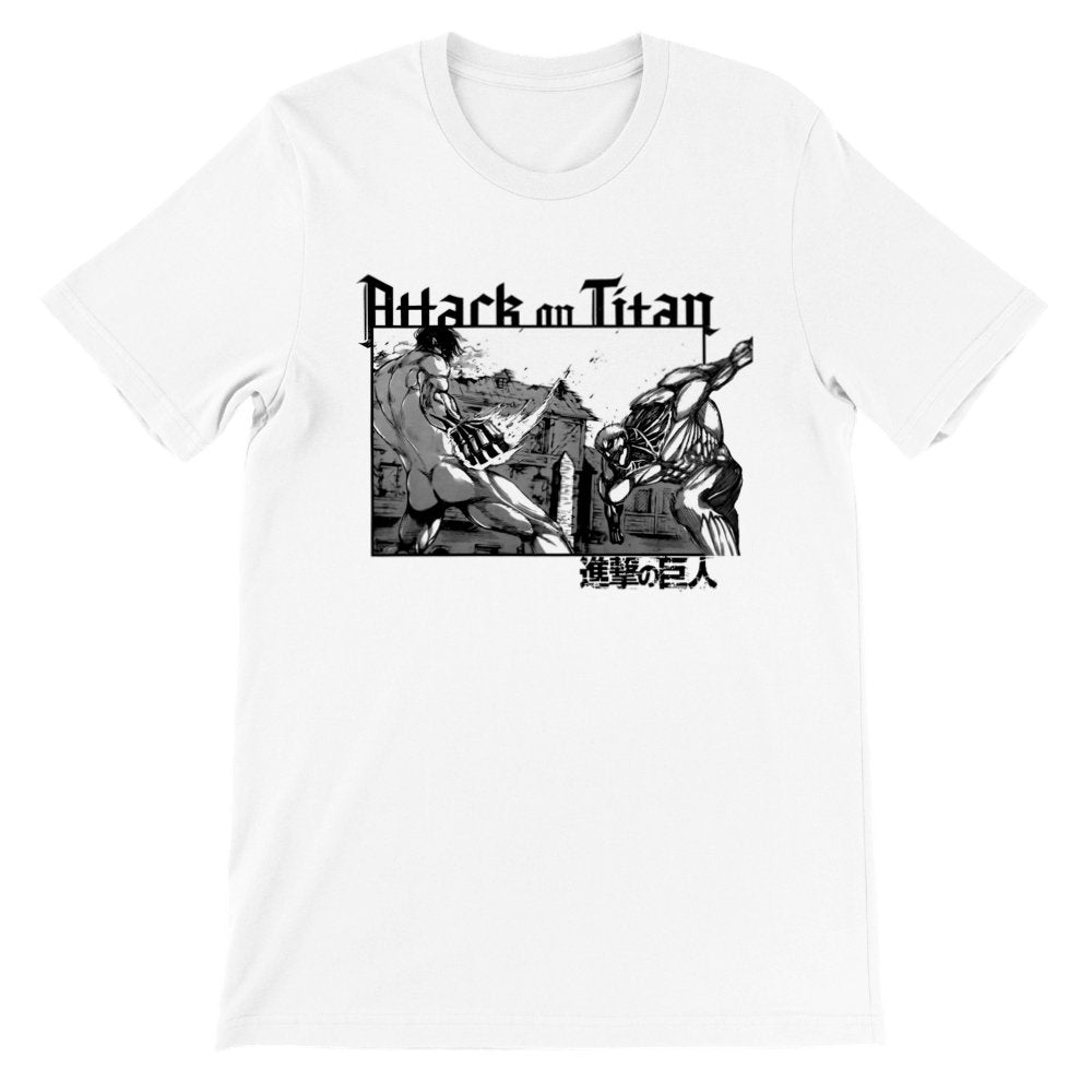 Attack Titan vs Armored Unisex Jersey Short Sleeve Attack on Titan Tee - Wolf & Bear