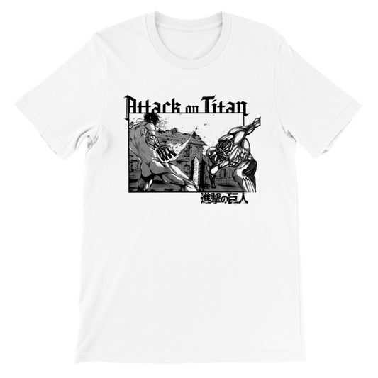 Attack Titan vs Armored Unisex Jersey Short Sleeve Attack on Titan Tee - Wolf & Bear