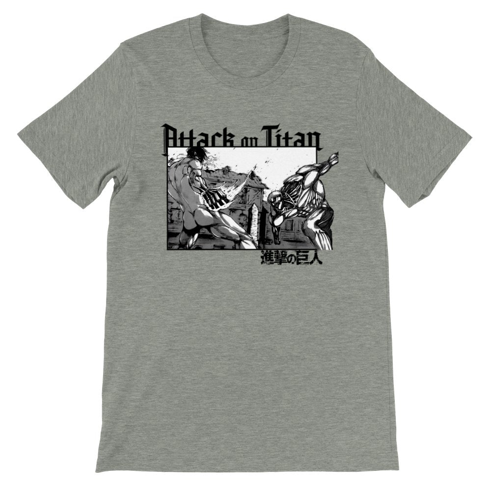 Attack Titan vs Armored Unisex Jersey Short Sleeve Attack on Titan Tee - Wolf & Bear