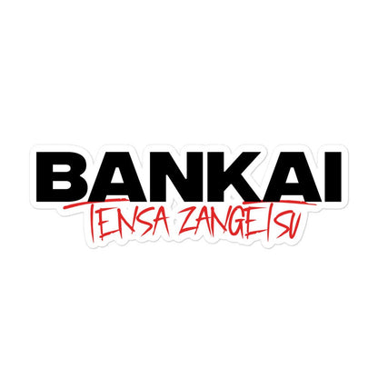 Bankai Tensa Zangetsu Bleach Sticker - Wolf & Bear