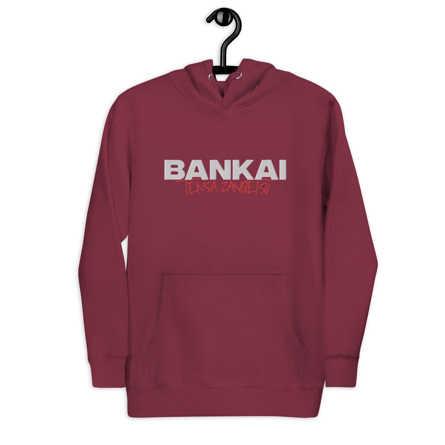 Bankai Tensa Zangetsu Embroidered Bleach Hoodie - Wolf & Bear