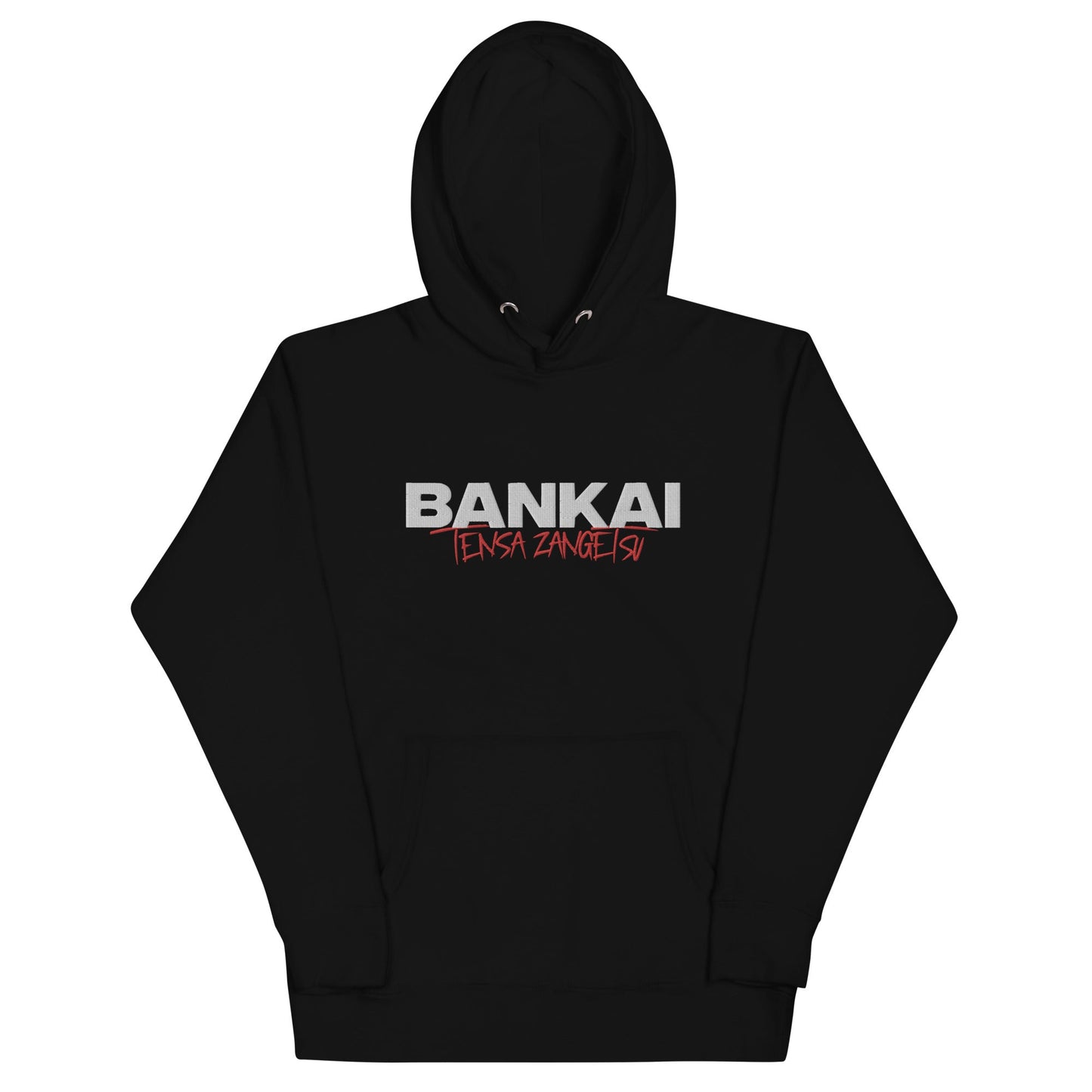 Bankai Tensa Zangetsu Embroidered Bleach Hoodie - Wolf & Bear