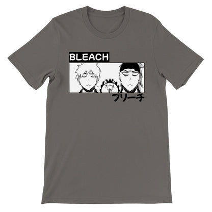 Bleach Manga Premium Unisex Crewneck T-shirt, Ichigo Kurosaki, Renji Abarai, Kon, Anime Shirt - Wolf & Bear