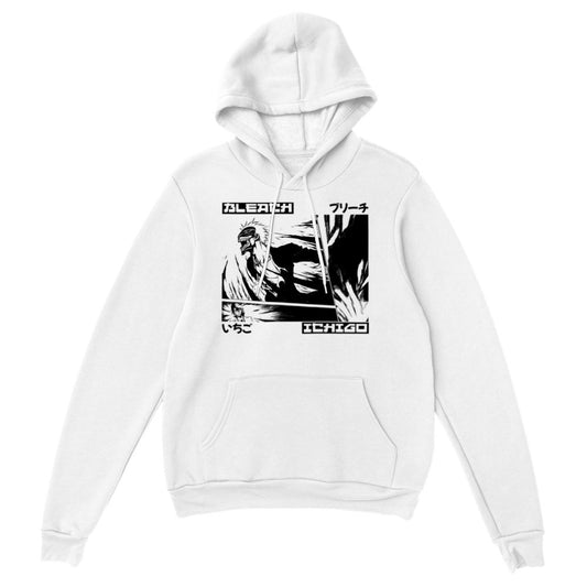 Bleach Manga Unisex Heavy Blend Hooded Sweatshirt, Bleach, Ichigo, Ichigo Hollow, Anime hoodie - Wolf & Bear