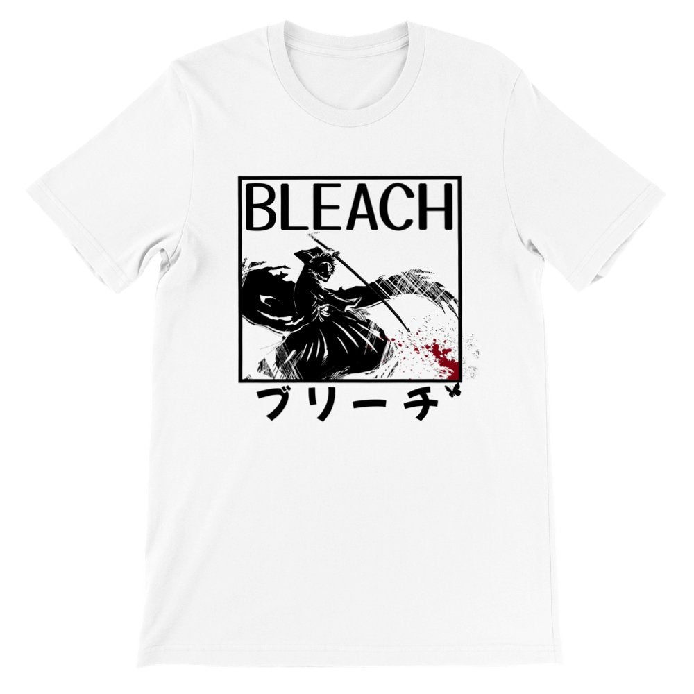 Bleach Manga Unisex Heavy Cotton Tee, Ichigo Hollow, Japanese Art, Anime Shirt - Wolf & Bear