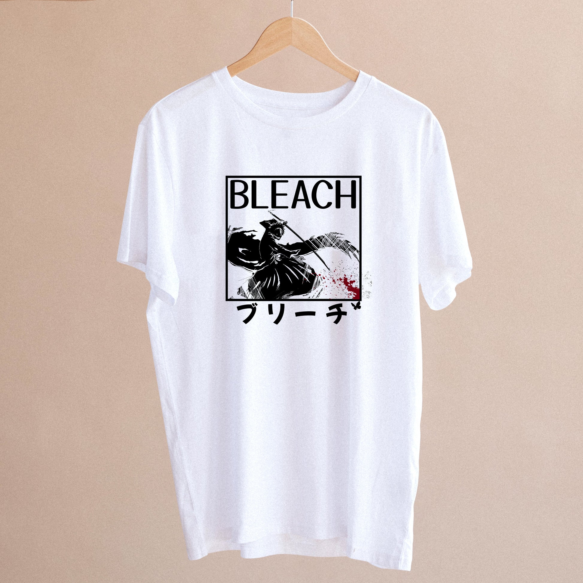 Bleach Manga Unisex Heavy Cotton Tee, Ichigo Hollow, Japanese Art, Anime Shirt - Wolf & Bear