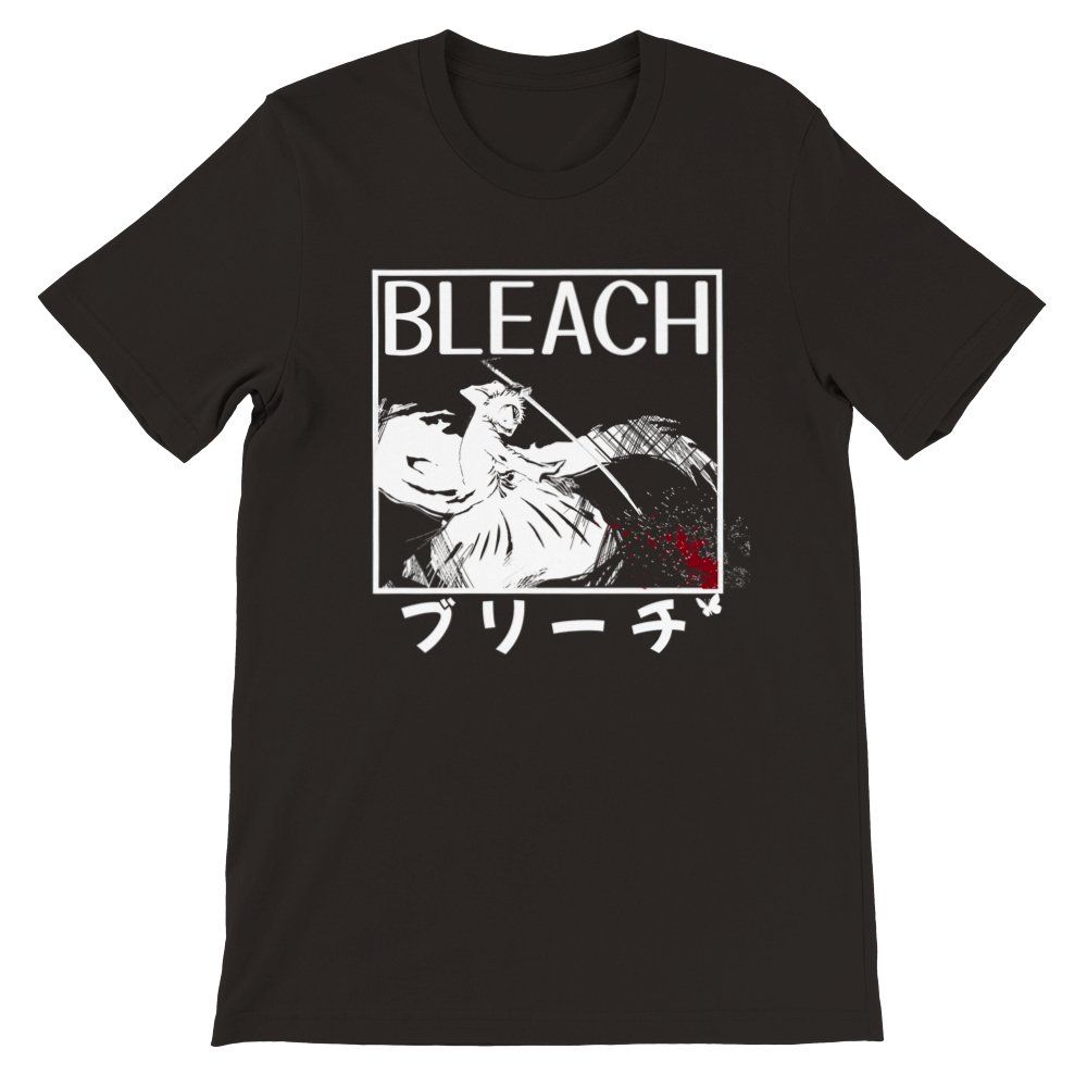 Bleach Manga Unisex Heavy Cotton Tee, Ichigo Hollow, Japanese Art, Anime Shirt - Wolf & Bear