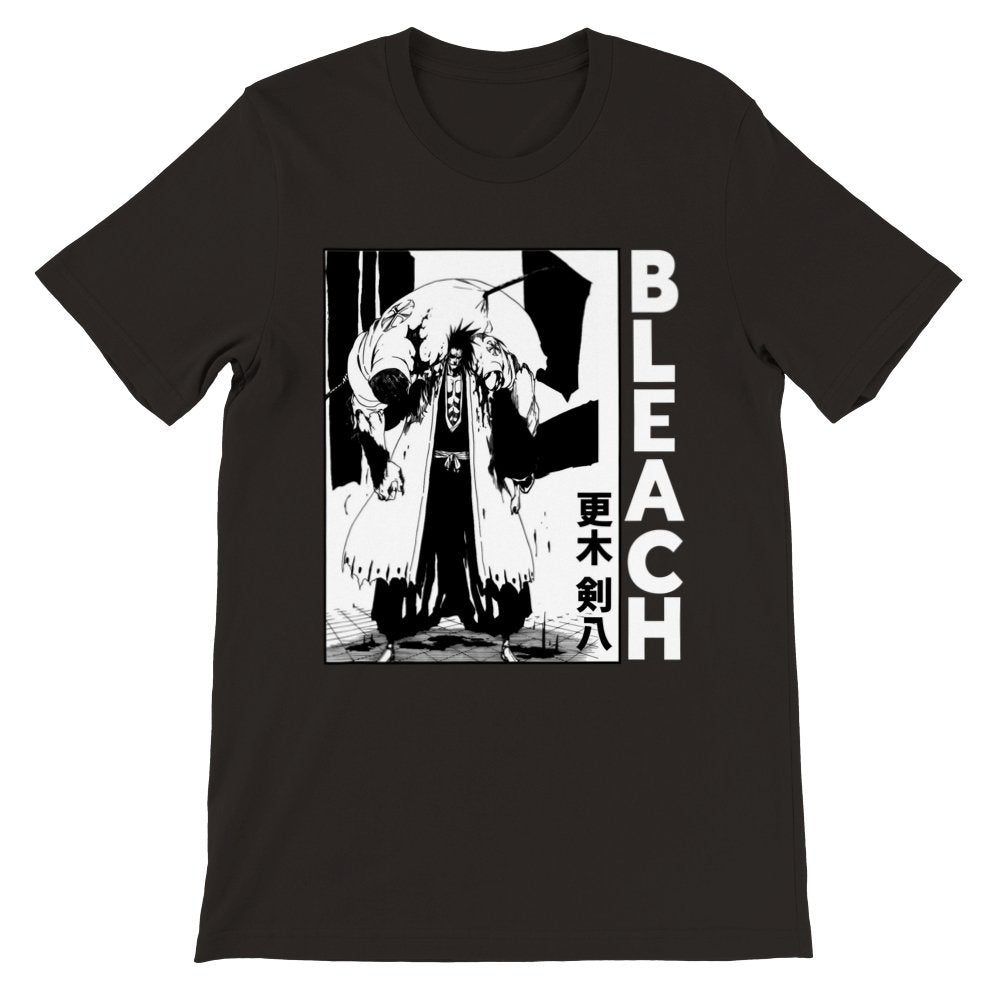 Bleach Manga Unisex Jersey Short Sleeve Tee, Kenpachi Zaraki, Gotei 13, Bleach Anime Shirt - Wolf & Bear