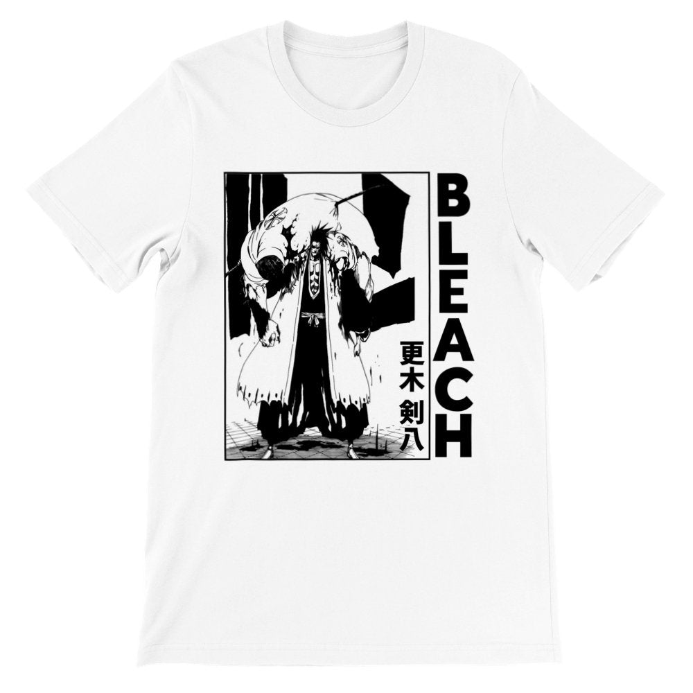 Bleach Manga Unisex Jersey Short Sleeve Tee, Kenpachi Zaraki, Gotei 13, Bleach Anime Shirt - Wolf & Bear