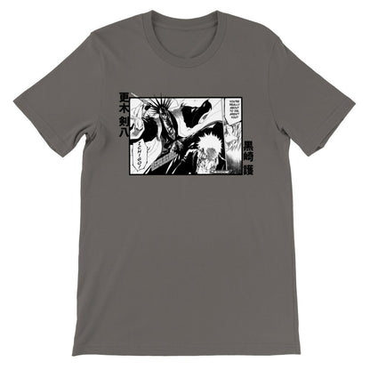 Bleach Manga Unisex Jersey Short Sleeve Tee, Kenpachi Zaraki, Ichigo Kurosaki, Gotei 13, Bleach Anime Shirt - Wolf & Bear