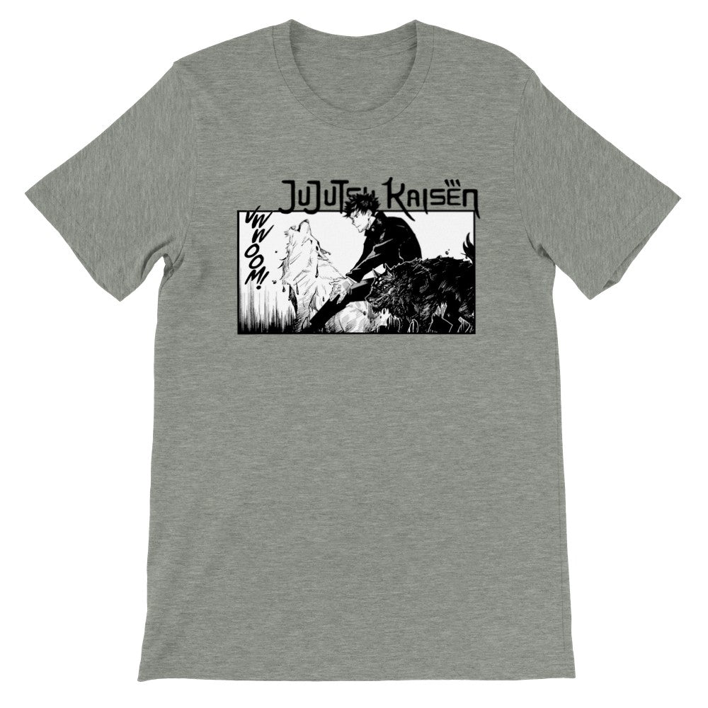 Divine Dogs Fushiguro Premium Unisex Crewneck Jujutsu Kaisen T-shirt - Wolf & Bear