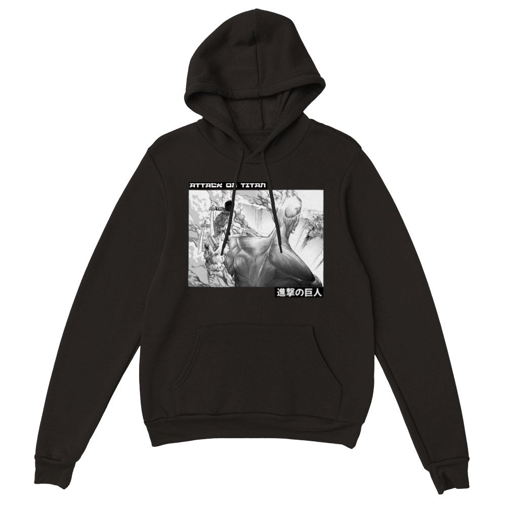 Eren Yeager Classic Unisex Pullover Attack on Titan Hoodie - Wolf & Bear