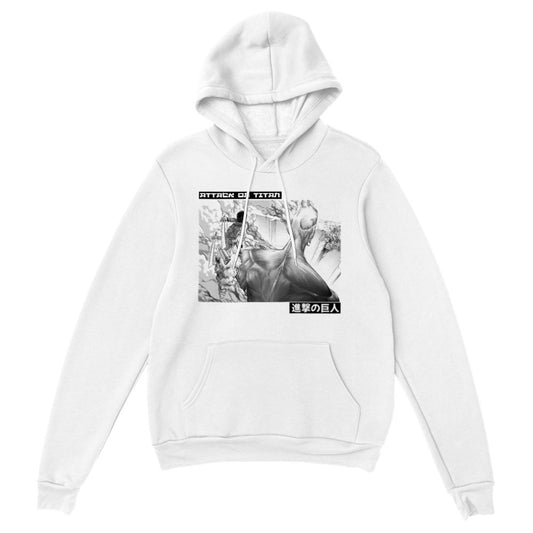 Eren Yeager Classic Unisex Pullover Attack on Titan Hoodie - Wolf & Bear