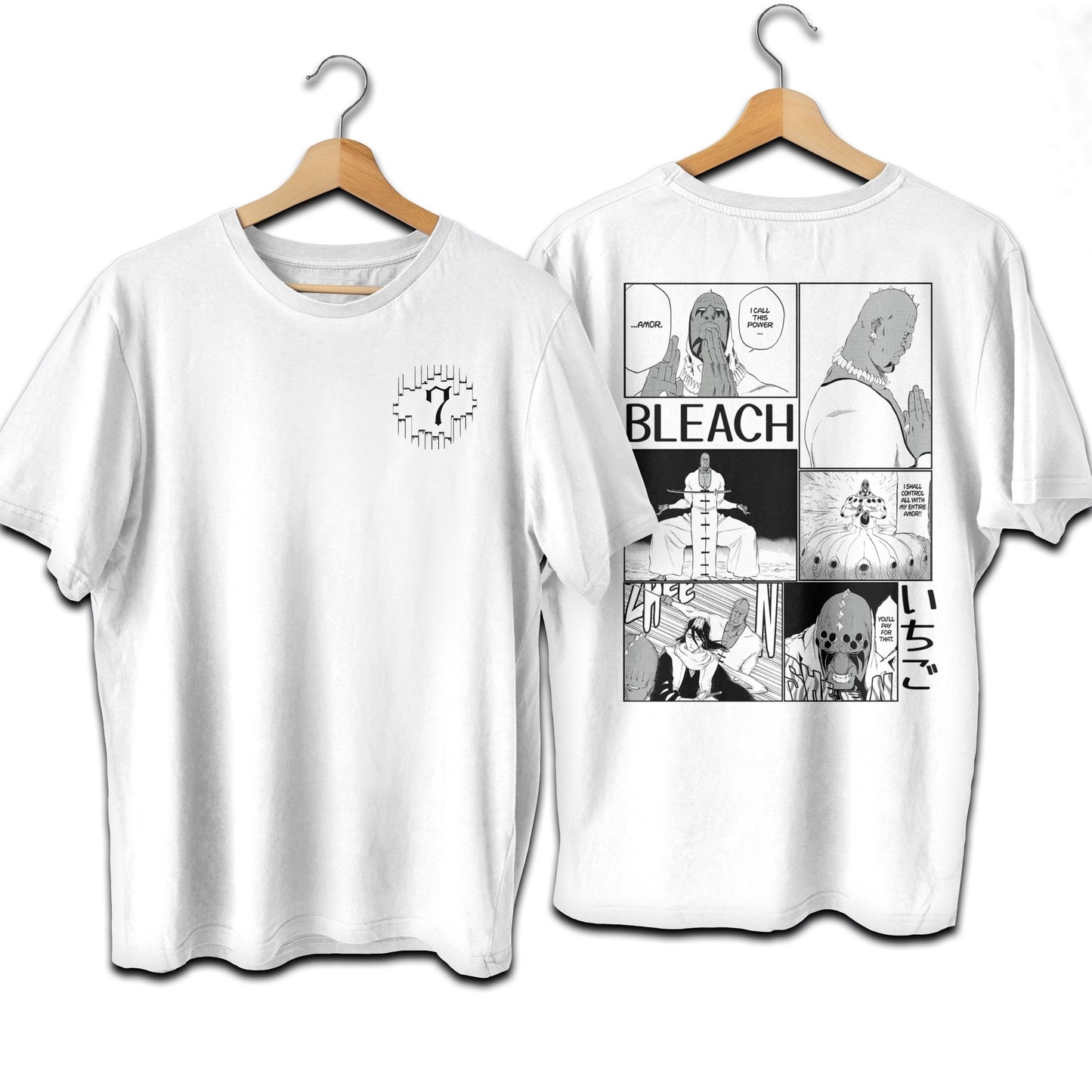 Espada 7 Zommari Rureaux Premium Unisex Crewneck Bleach T-shirt - Wolf & Bear