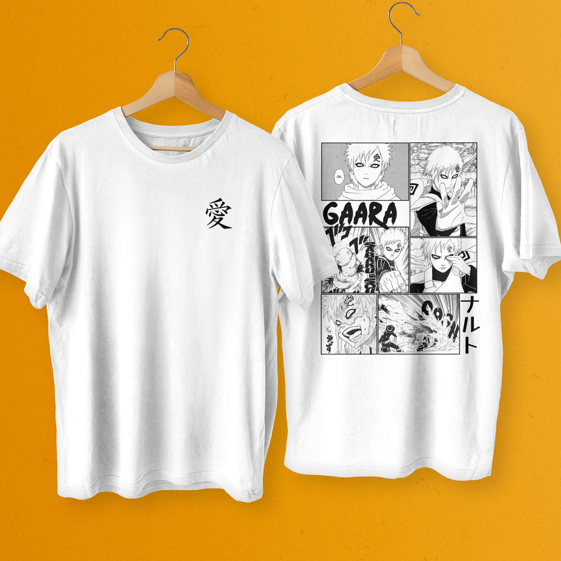 Gaara Fifth Kazekage Manga Panel Premium Unisex Crewneck Naruto T-shirt - Wolf & Bear