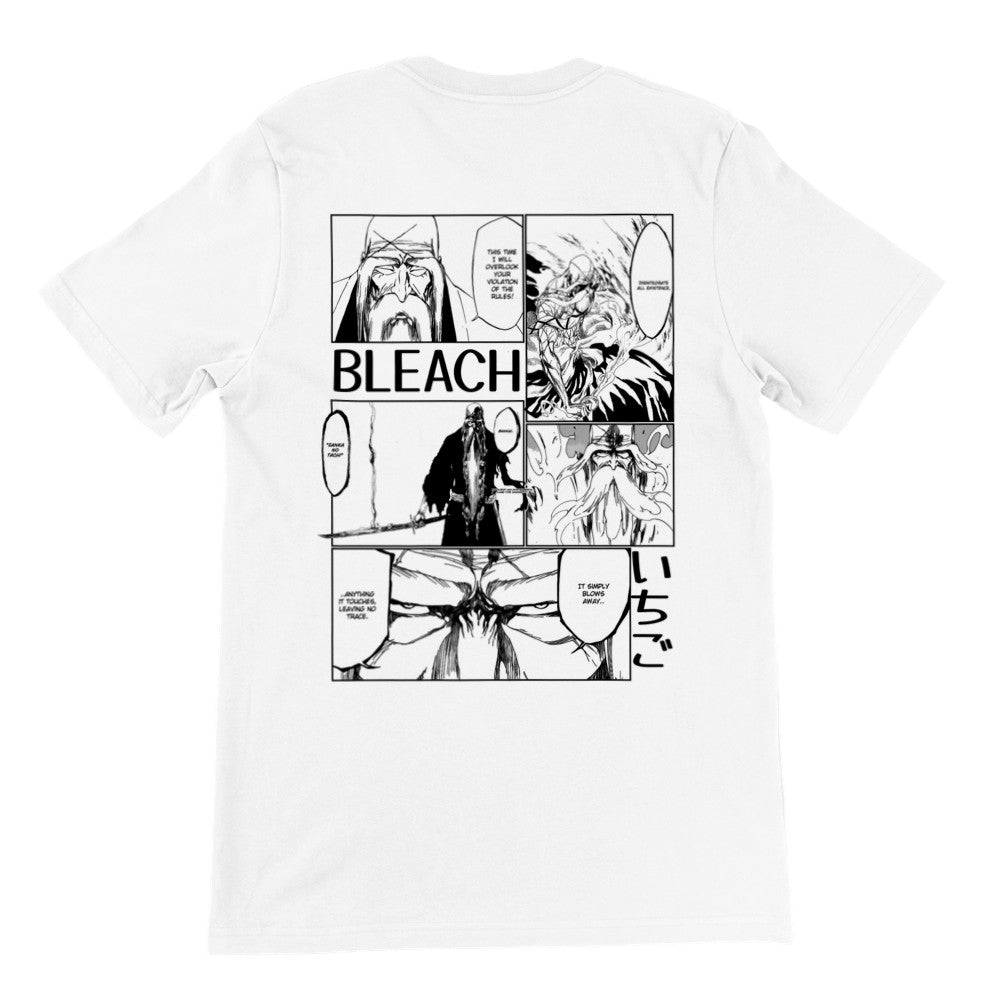 Gotei 1 Genryusai Yamamoto Manga Panel Premium Unisex Crewneck Bleach T-shirt - Wolf & Bear