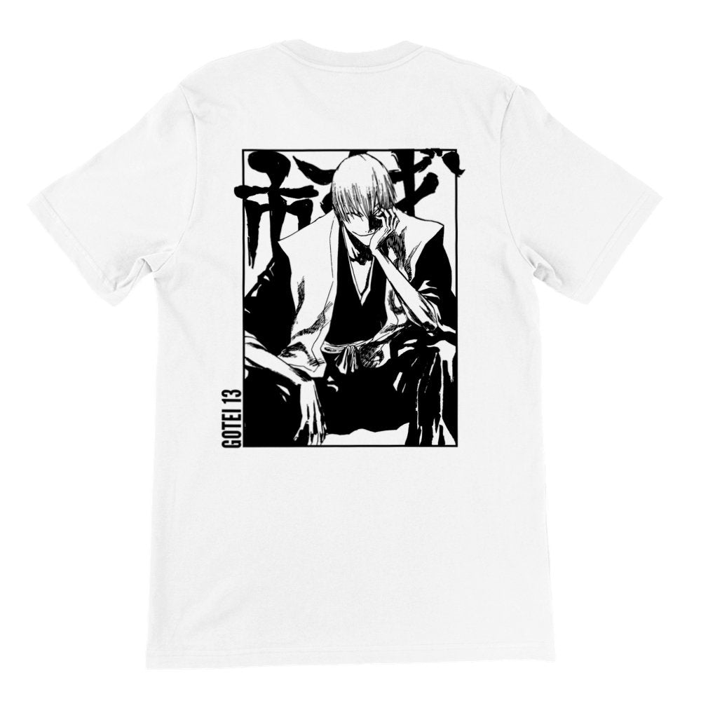 Gotei 3 Bleach Unisex Jersey Short Sleeve Tee, Gin Ichimaru , Bleach Manga, Third Division, Soul Society, Anime Shirt - Wolf & Bear