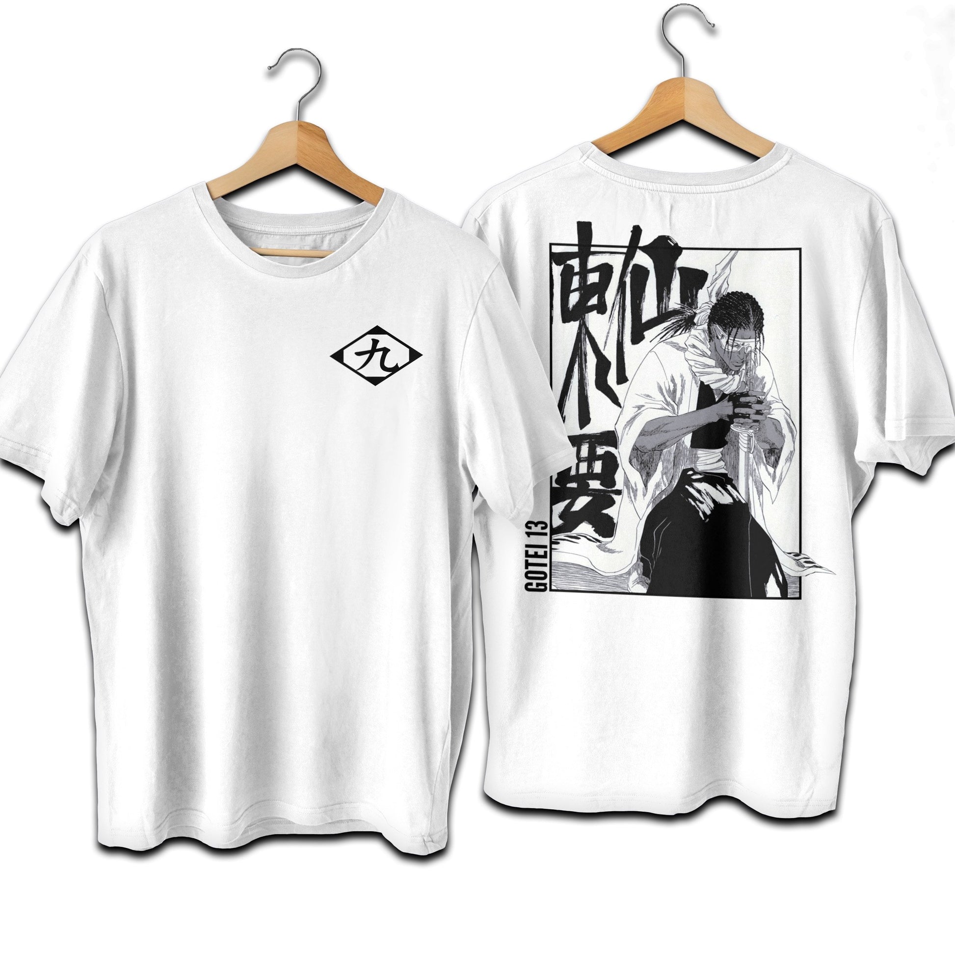 Gotei 9 Kaname Tosen Premium Unisex Crewneck Bleach Anime T-shirt - Wolf & Bear