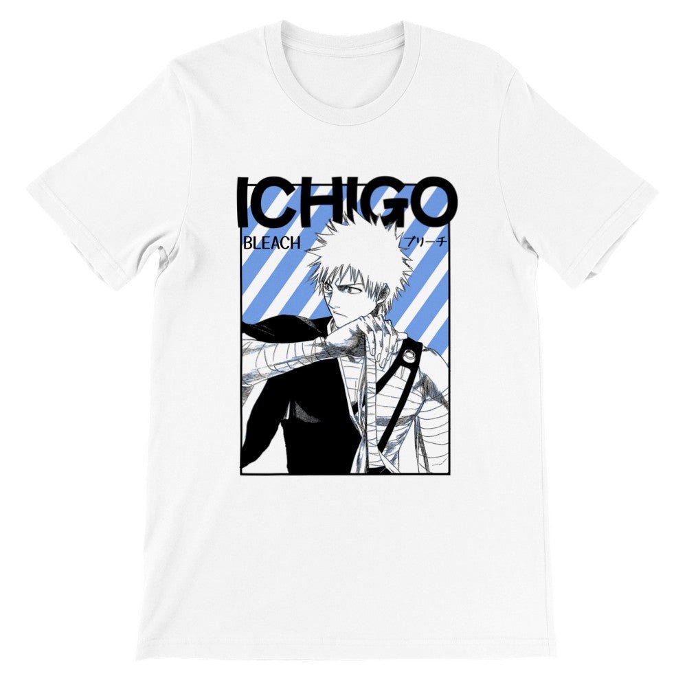 Ichigo Kurosaki Premium Unisex Crewneck Bleach Anime T-shirt - Wolf & Bear