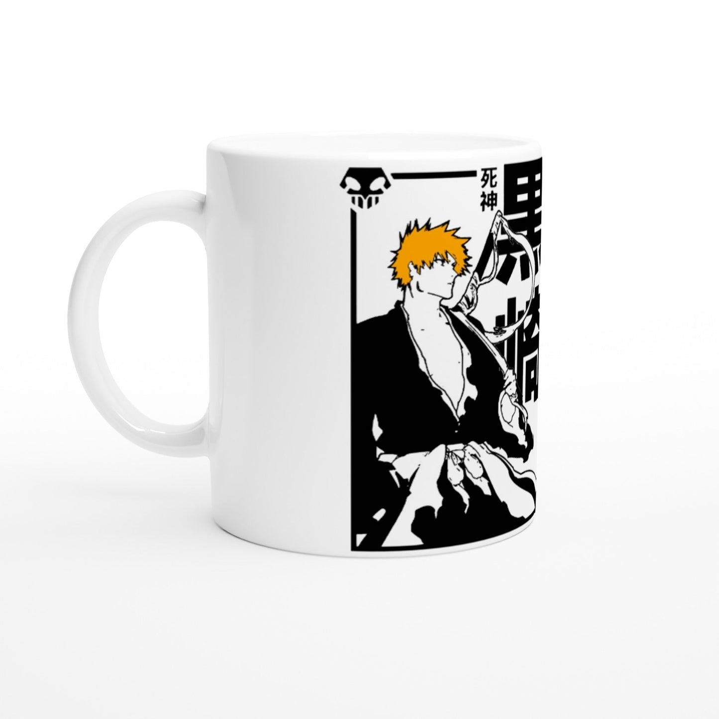 Ichigo Kurosaki White 11oz Ceramic Bleach Mug - Wolf & Bear