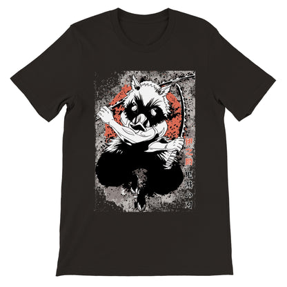 Inosuke Hashibira Japan Motif Demon Slayer T-shirt - Wolf & Bear