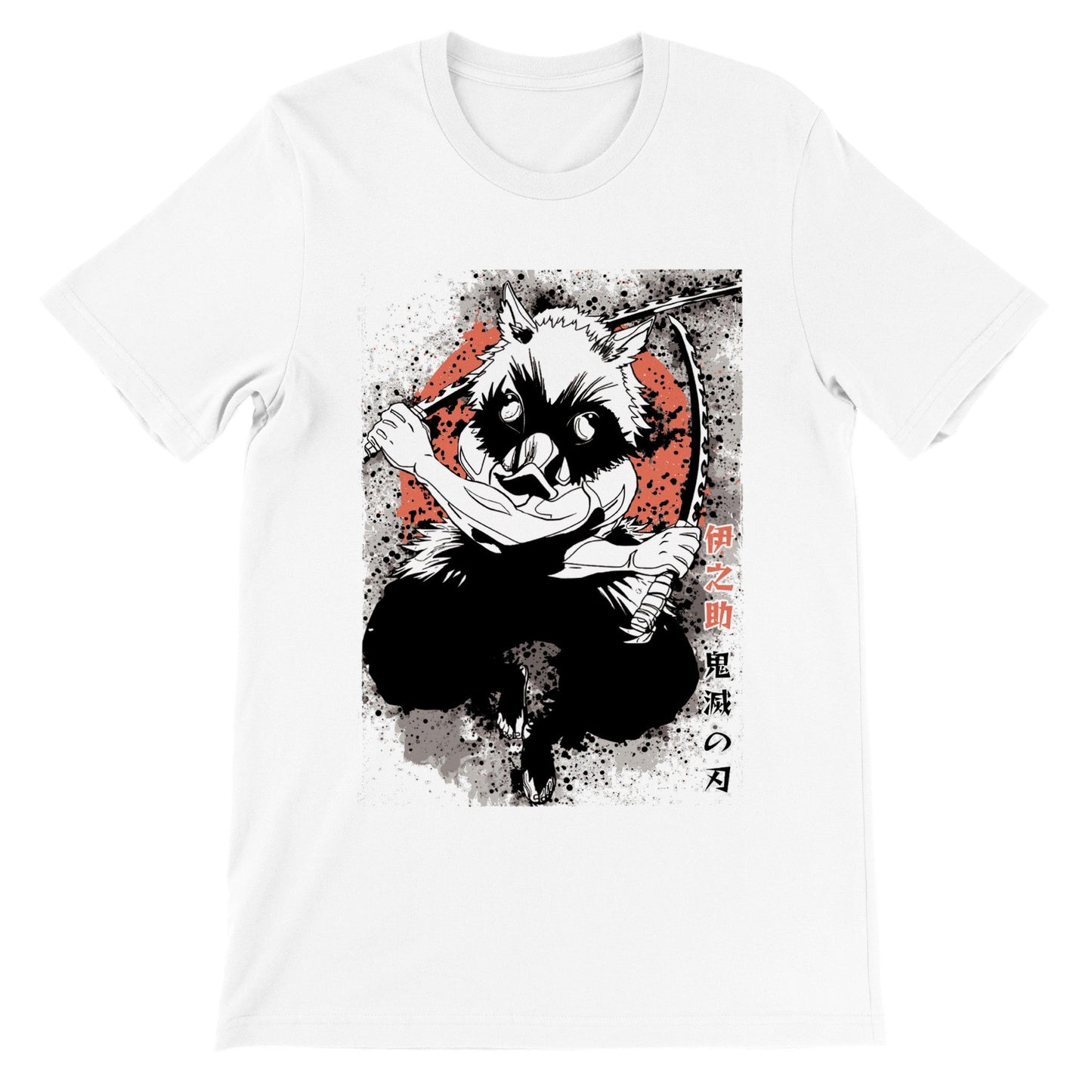 Inosuke Hashibira Japan Motif Demon Slayer T-shirt - Wolf & Bear