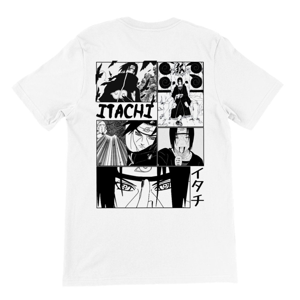 Itachi Uchiha Manga Panel Unisex Jersey Short Sleeve Naruto Tee - Wolf & Bear