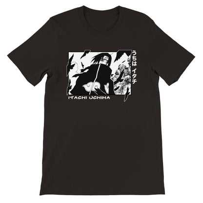 Itachi Uchiha Manga Unisex Jersey Short Sleeve Tee, Naruto Manga, Itachi Manga, Naruto Shirt, Akatsuki, Anime Shirt - Wolf & Bear