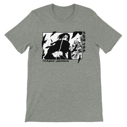 Itachi Uchiha Manga Unisex Jersey Short Sleeve Tee, Naruto Manga, Itachi Manga, Naruto Shirt, Akatsuki, Anime Shirt - Wolf & Bear