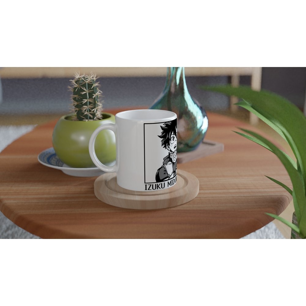 Izuku Midoriya White 11oz Ceramic My Hero Academia Mug - Wolf & Bear