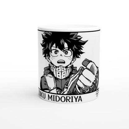 Izuku Midoriya White 11oz Ceramic My Hero Academia Mug - Wolf & Bear