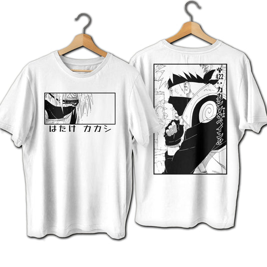 Kakashi Hatake Manga Naruto T-Shirt - Wolf & Bear