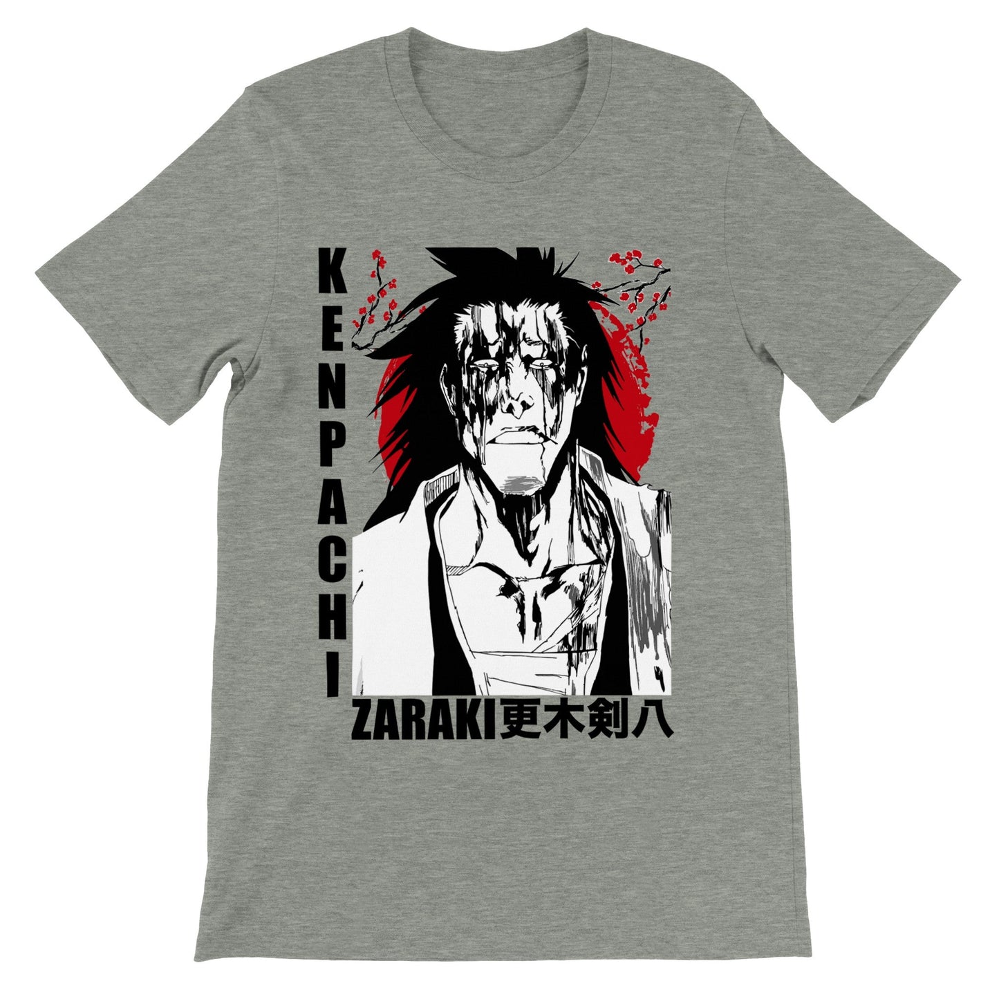 Kenpachi Zaraki Japan Motif Bleach T-shirt - Wolf & Bear