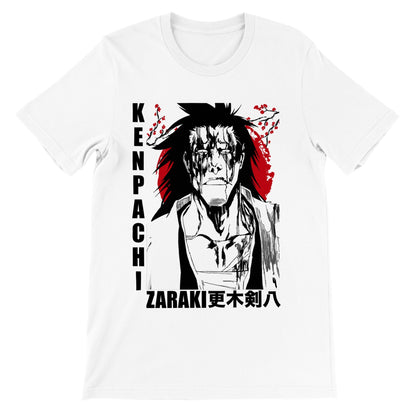 Kenpachi Zaraki Japan Motif Bleach T-shirt - Wolf & Bear