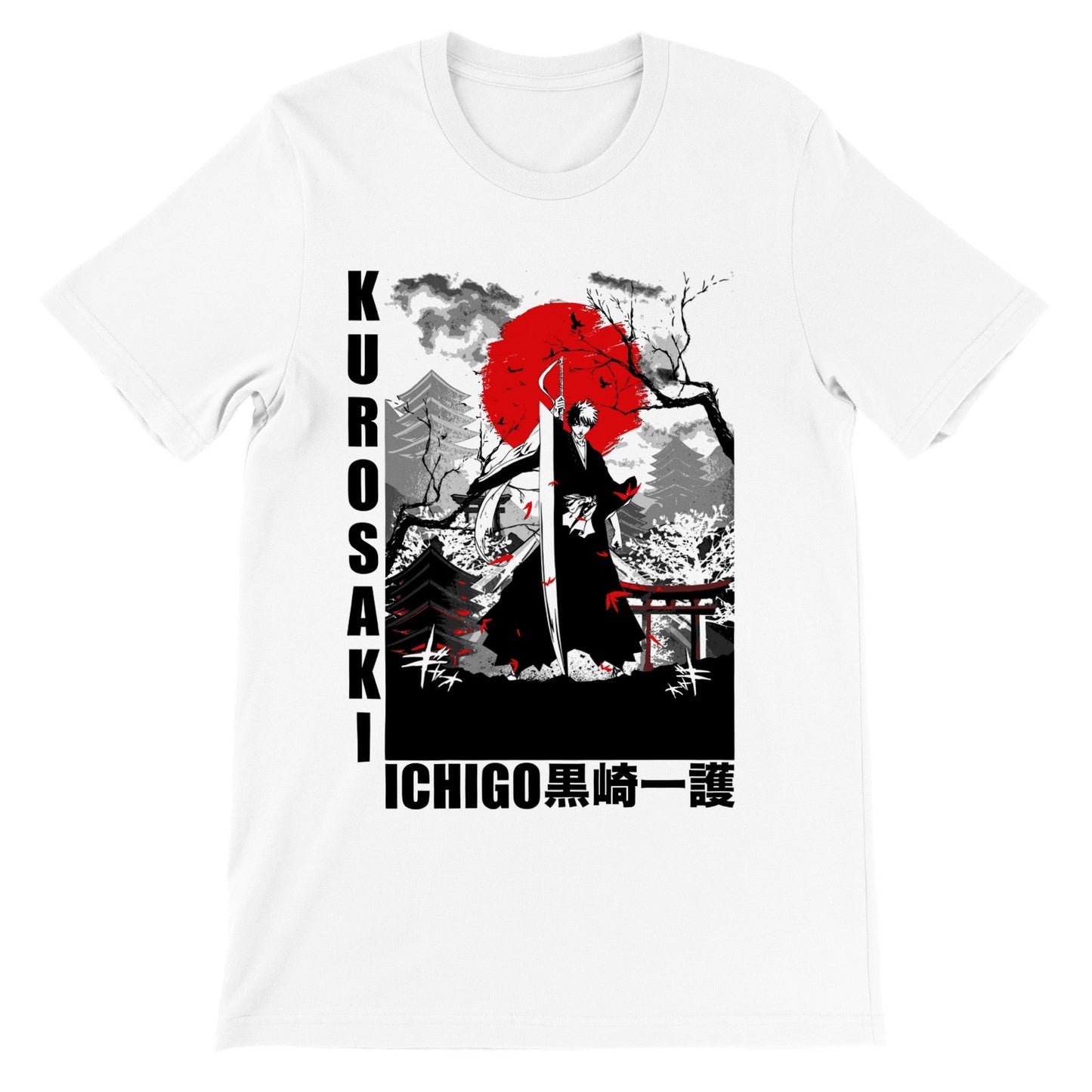 Kurosaki Ichigo Japan Motif Bleach T-shirt - Wolf & Bear