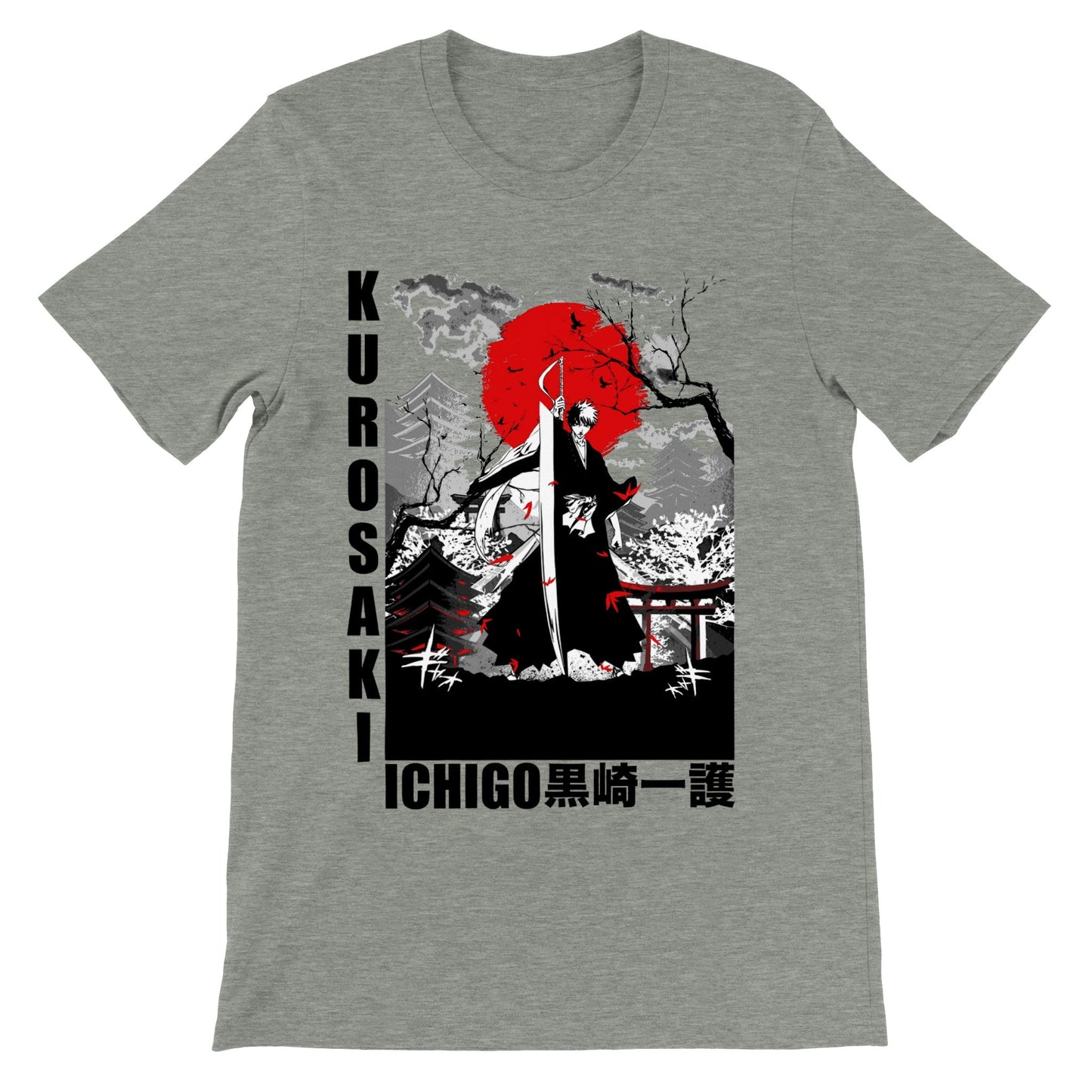 Kurosaki Ichigo Japan Motif Bleach T-shirt - Wolf & Bear