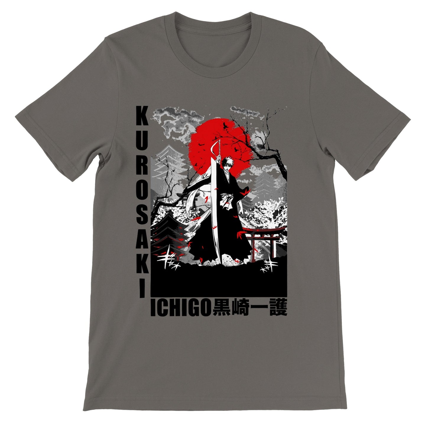 Kurosaki Ichigo Japan Motif Bleach T-shirt - Wolf & Bear