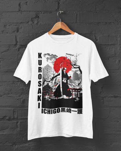 Kurosaki Ichigo Japan Motif Bleach T-shirt - Wolf & Bear