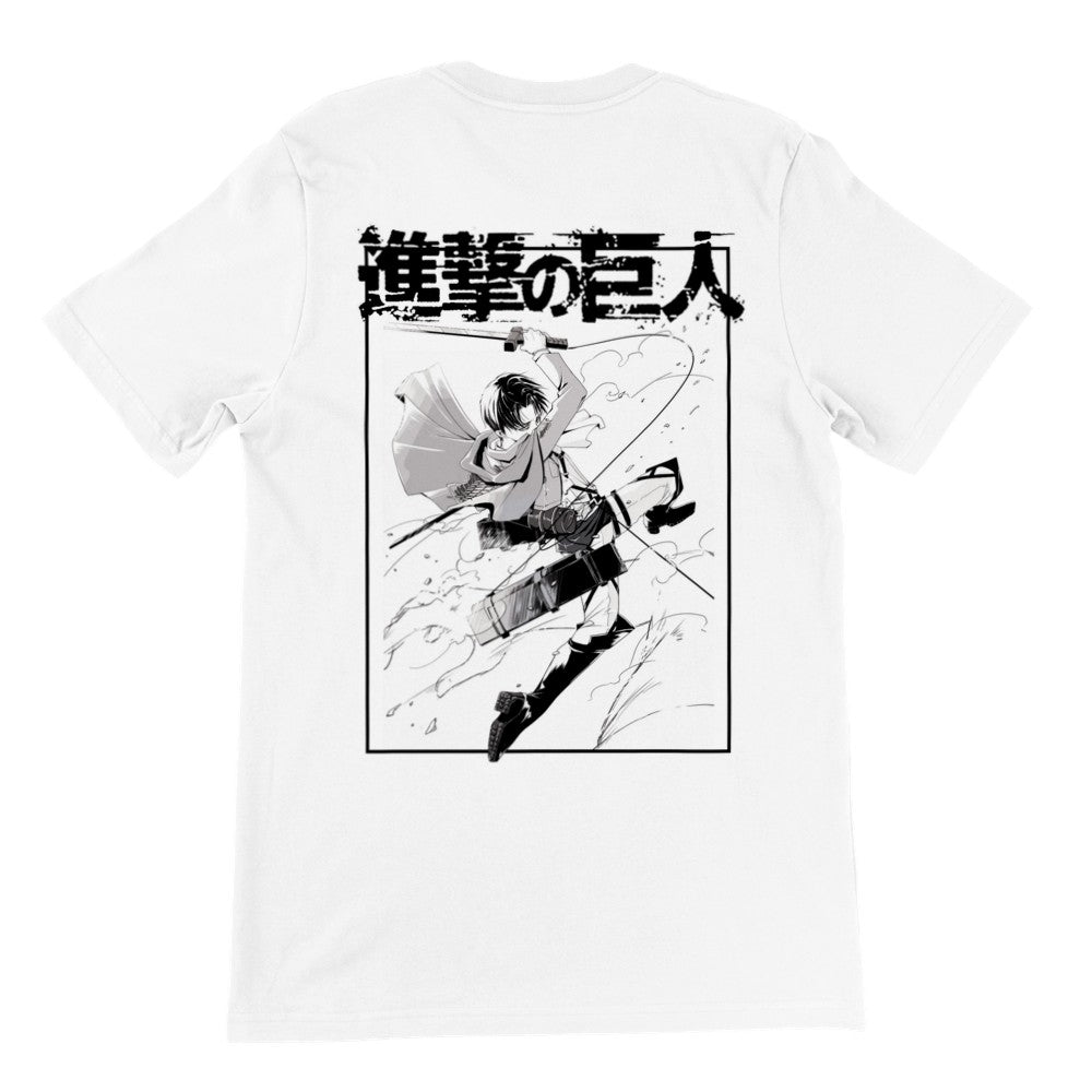 Levi Ackerman Manga Premium Unisex Crewneck AOT T-shirt - Wolf & Bear