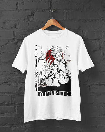 Ryomen Sukuna Japan Motif Jujutsu Kaisen T-shirt