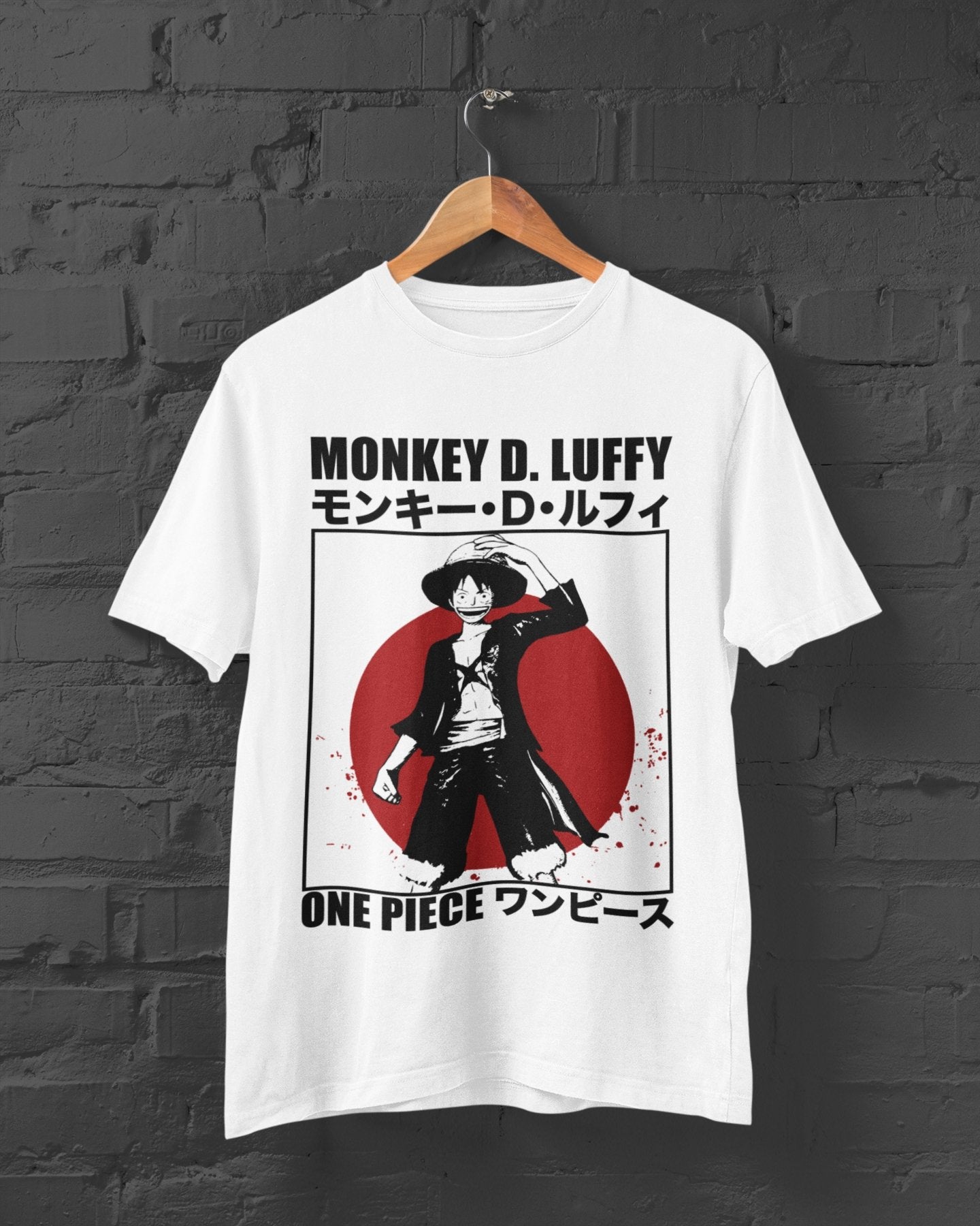 Monkey D. Luffy Japan Motif One Piece T-shirt - Wolf & Bear