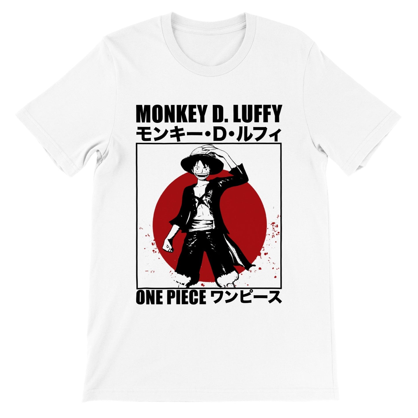 Monkey D. Luffy Japan Motif One Piece T-shirt - Wolf & Bear