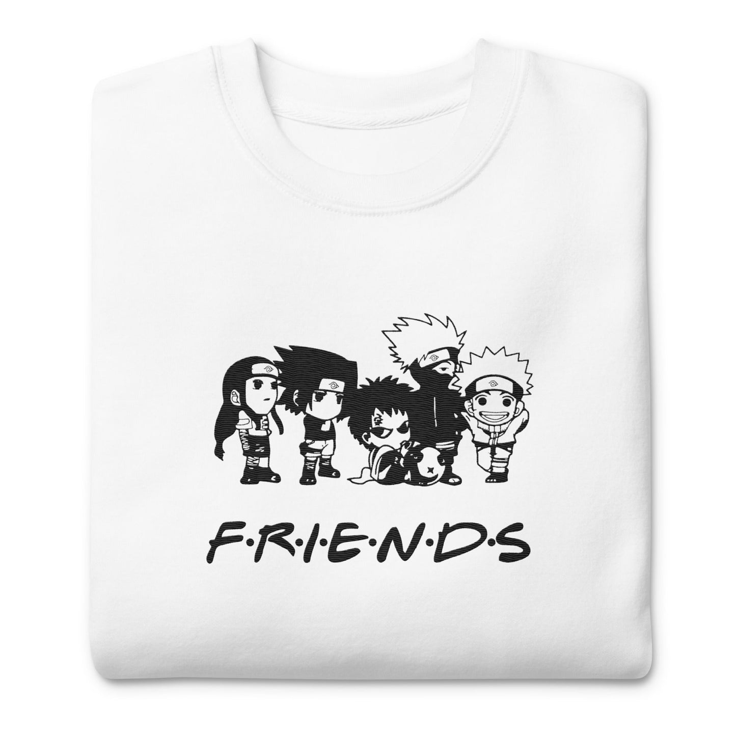 Naruto Friends Embroidered Sweatshirt - Wolf & Bear