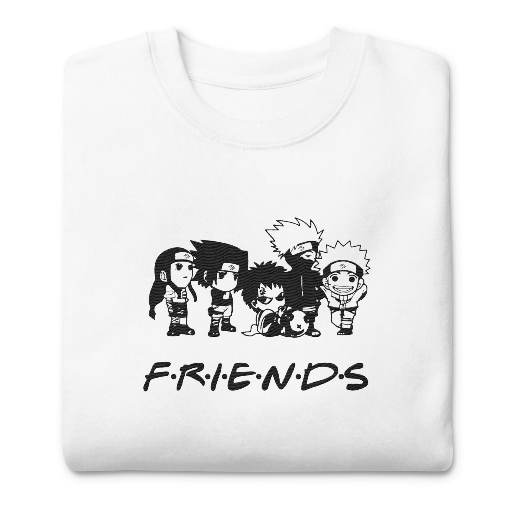 Naruto Friends Embroidered Sweatshirt - Wolf & Bear