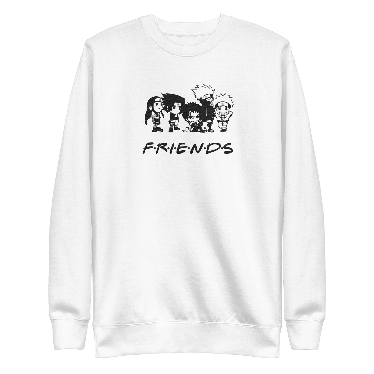 Naruto Friends Embroidered Sweatshirt - Wolf & Bear