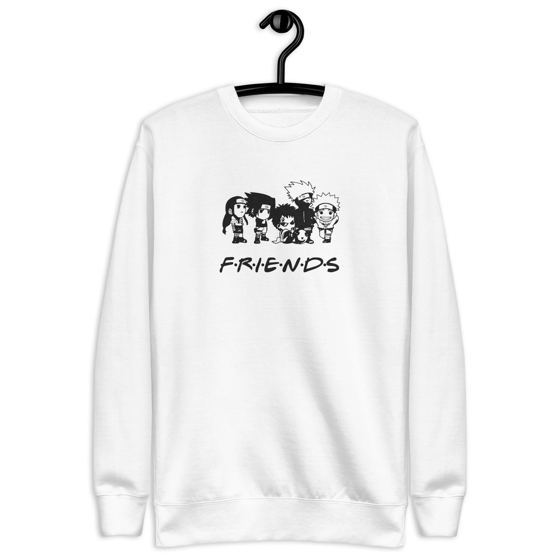 Naruto Friends Embroidered Sweatshirt - Wolf & Bear